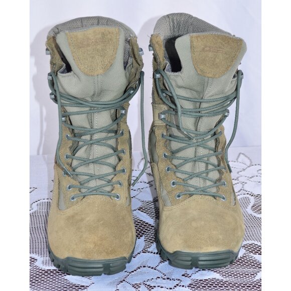 Belleville Airman Flight Certified Gore-Tex Lace Up Vibram Boots Green 12.5  R - Picture 5 of 10